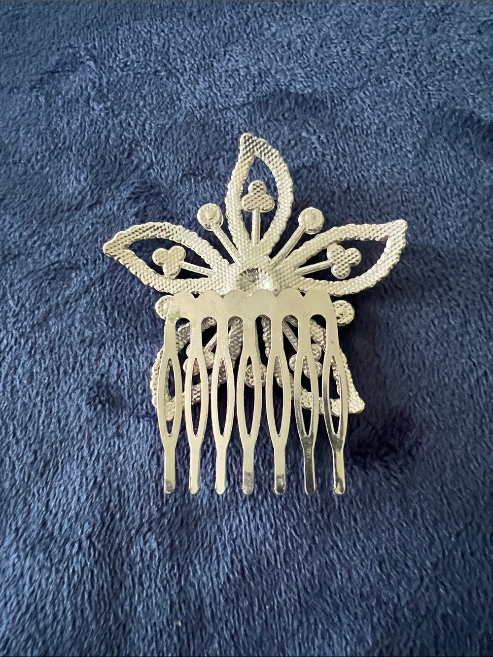 Statement Rhinestone Butterfly Hair Comb Formal Hair Accessory - Picture 2 of 2